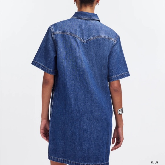 Madewell Oversized Mini Shirtdress - Picture 4 of 6
